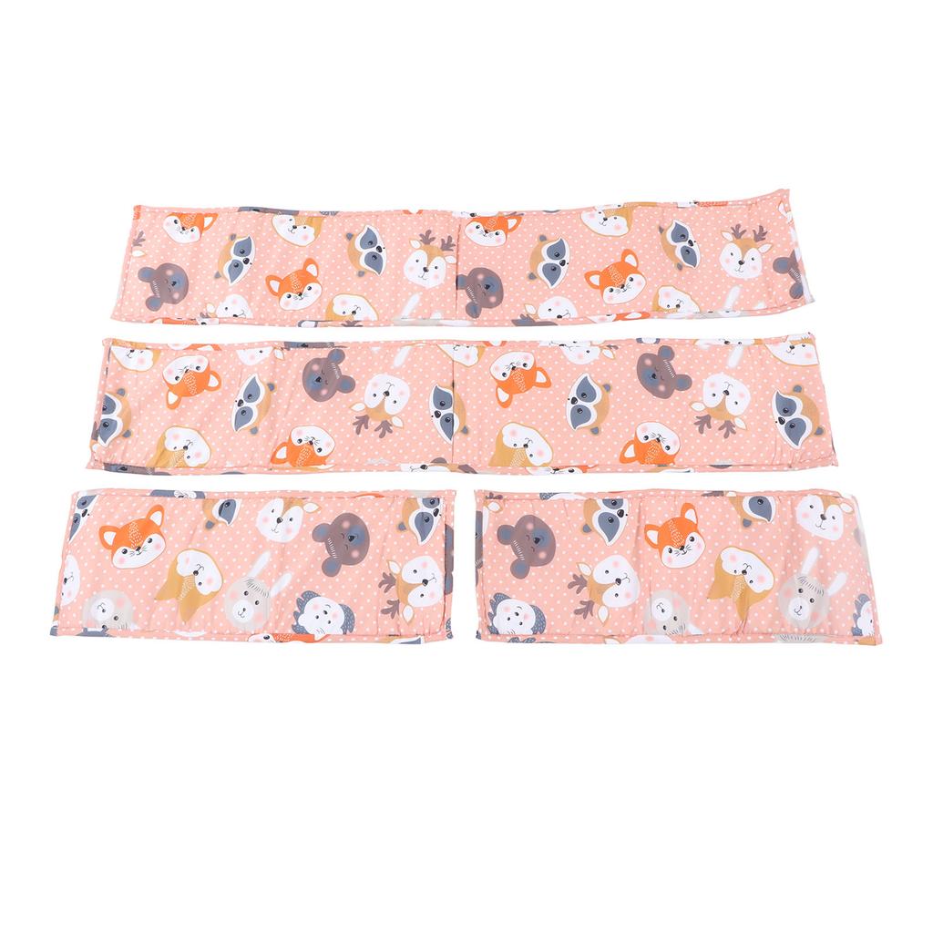 4 шт. ограждение для детской кроватки, мягкое, усиленное, для предотвращения столкновений, тип 4