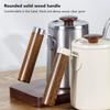 304 Stainless Steel Pour Over Coffee Kettle Wood Handle Narrow Spout Kettle  Office Use