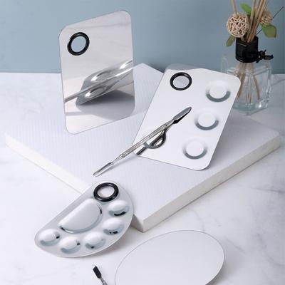 Палитра для макияжа Yousheng Professional из нержавеющей стали для макияжа ногтей, палитра для смешивания пигментов, аксессуары для смешивания