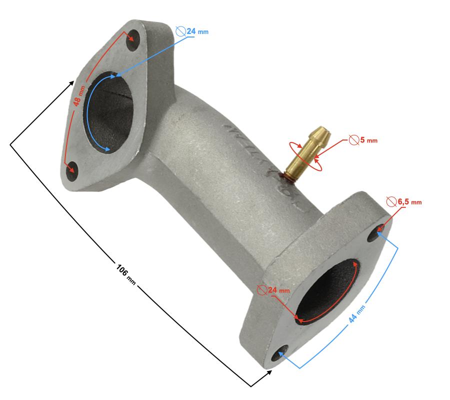Króciec Ssący Do Motoroweru 130Cc