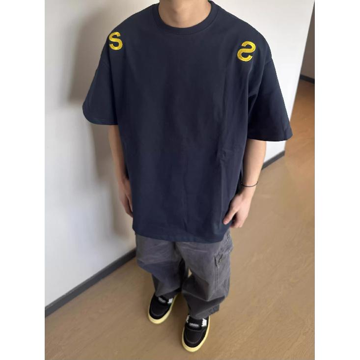 Летняя футболка с коротким рукавом, мужская футболка с принтом в виде граффити на английском языке, стильная футболка из хлопка, модный брендовый топ