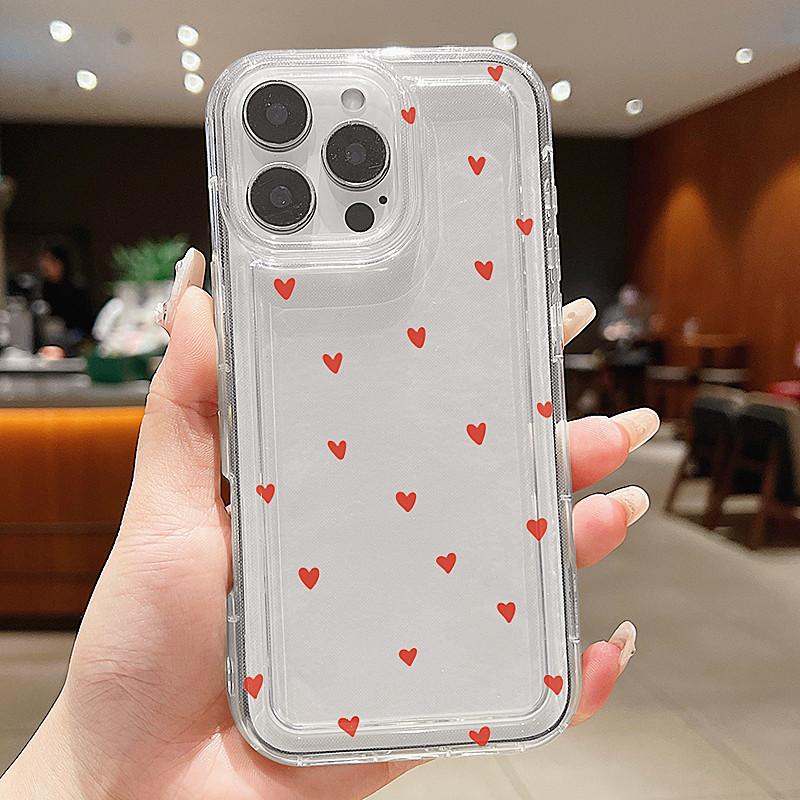Винтажный чехол-сердечко для телефона Samsung Galaxy S25 S24 S23 S22 S21 S20 S10 Note20 Note10 FE Ultra Plus 4G 5G Прозрачная задняя крышка