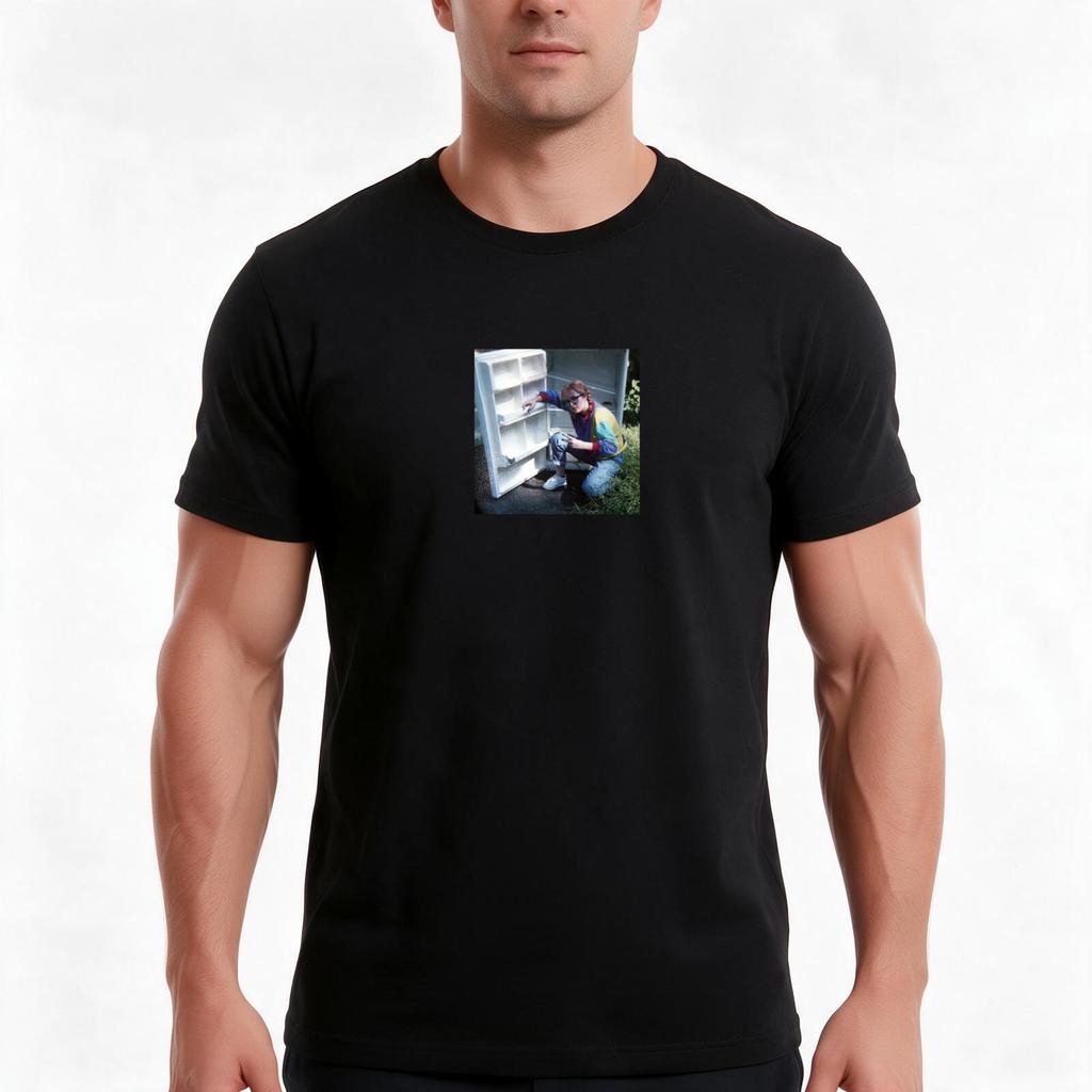 Fridge Squad (Instant Camera Film) Tshirt Summer Casual Cotton Tee Oversized Streetwear Tops Vintage Graphic Print