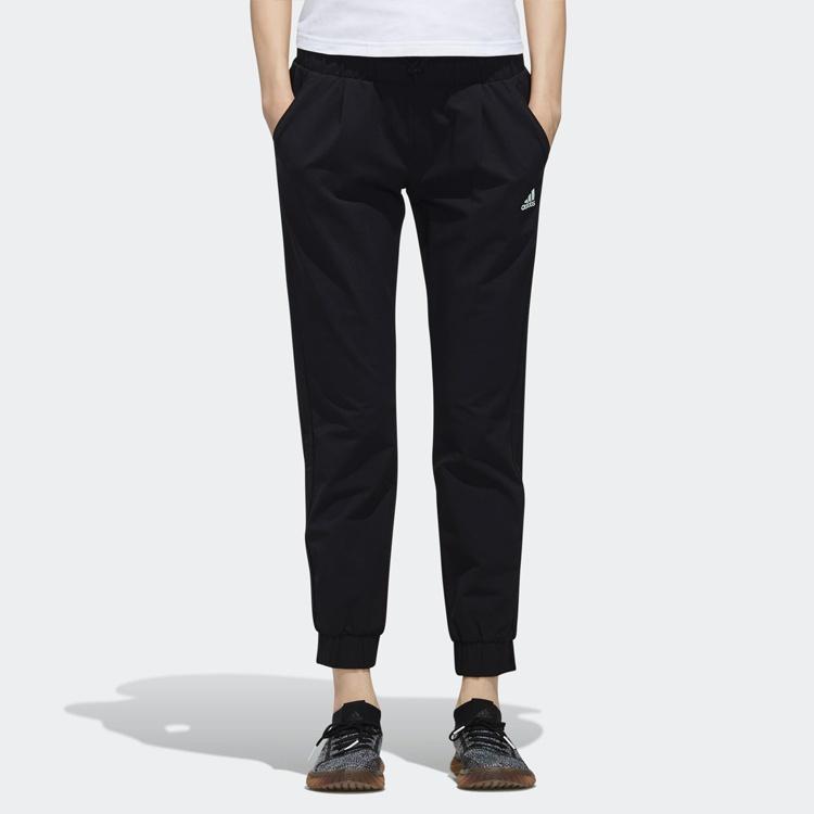 (WMNS) adidas Woven 3S Sweatpants Black Women's DW5725