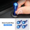 Car Door Lock Pins Metal Door Lock Pull Pin Cover Key Accessories For Volkswagen VW Polo Golf 6 7 8 Jetta Tiguan Touran T-ROC zf4