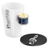 Music duo set - Drum mug - blue + mat