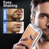 Ультрачистая бритва с двойной головкой Магнитный триммер для лица и бороды Умная мини-электробритва Мужская