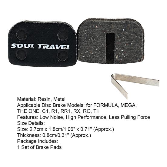 1 комплект полезных антиокислительных прочных велосипедных дисковых тормозных колодок MTB Mountain