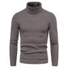 Men Fall Turtleneck Sweater Knitted Soft Pullovers Jumpers Basic Soft Sweaters For Men 2024 Spring  Autumn Winter