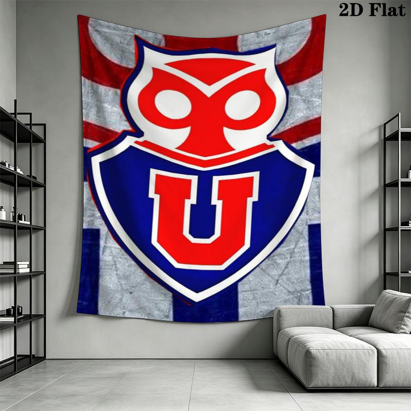 Universidad de Chile Wall Tapestry Aesthetic Wall Hanging Printed Fabric Blanket Decorative Tapestries for Bedroom Living Room Home Decor