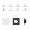 Smart Wifi Touch Switch No Neutral Wire Required Smart Home 1/2/3 Gang Light Switch 220V  EU Standard Support Alexa Tuya App Remote Control