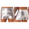Shiny Mens Pvc Leather Stretchy Bulge Pouch Short Pants Boxer Briefs Pole Dancewear Stage Performance Clubwear