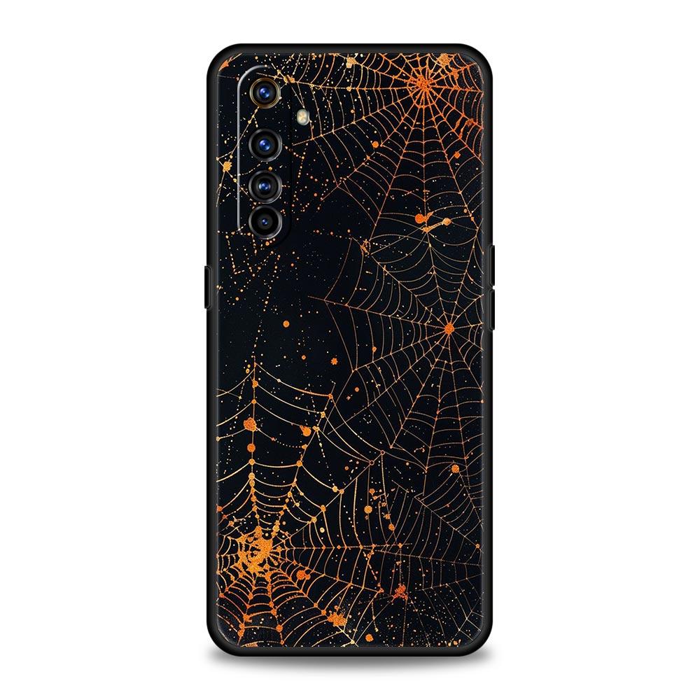 Чехол 'Паутина' для Realme C67 C63 C55 C53 C35 C25 C21 GT 2 3 5 6 10 11 12 13 Pro Plus 5G Мягкий ТПУ Чехол для Телефона Fundas Capas Сумки
