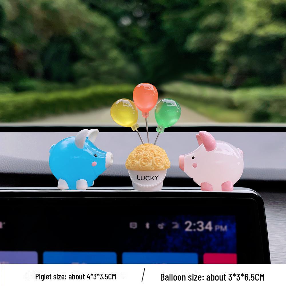 Прозрачный суккулентный кактус и мультяшные животные Мини украшения для салона автомобиля