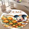 Personalized M-Mickey Round Chair Office Rug - Perfect for Mat, Office Chair & More - Ideal Gift for Birthdays and Holidays