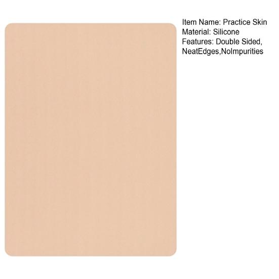 Двухсторонний силиконовый материал с аккуратными краями без примесей для практики кожи для фристайла