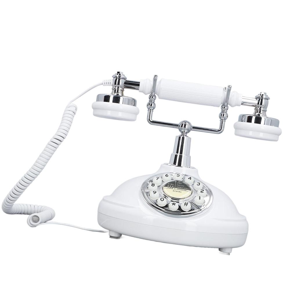 Retro Style Landline Phone Vintage Call Telephone Classic Desk Phone With Large Keypad for Home