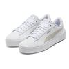 Puma Smash Platform Low Top Sneakers Women Sneakers White Gray 383877-02