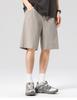 Lightweight linen cotton brocade summer thin five pocket pants versatile straight leg men's casual shorts for commuting