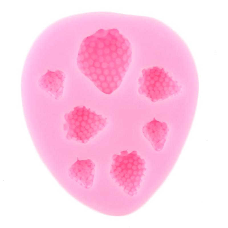 Силиконовые формы для клубники, формы для фруктов и шоколада, инструменты для украшения торта из помадки, полимерная форма для конфет, глины, формы для кексов