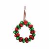 Metallic Finish Christmas Bell Pendant Artificial Design Christmas Wreath Decor  Festive Occasion