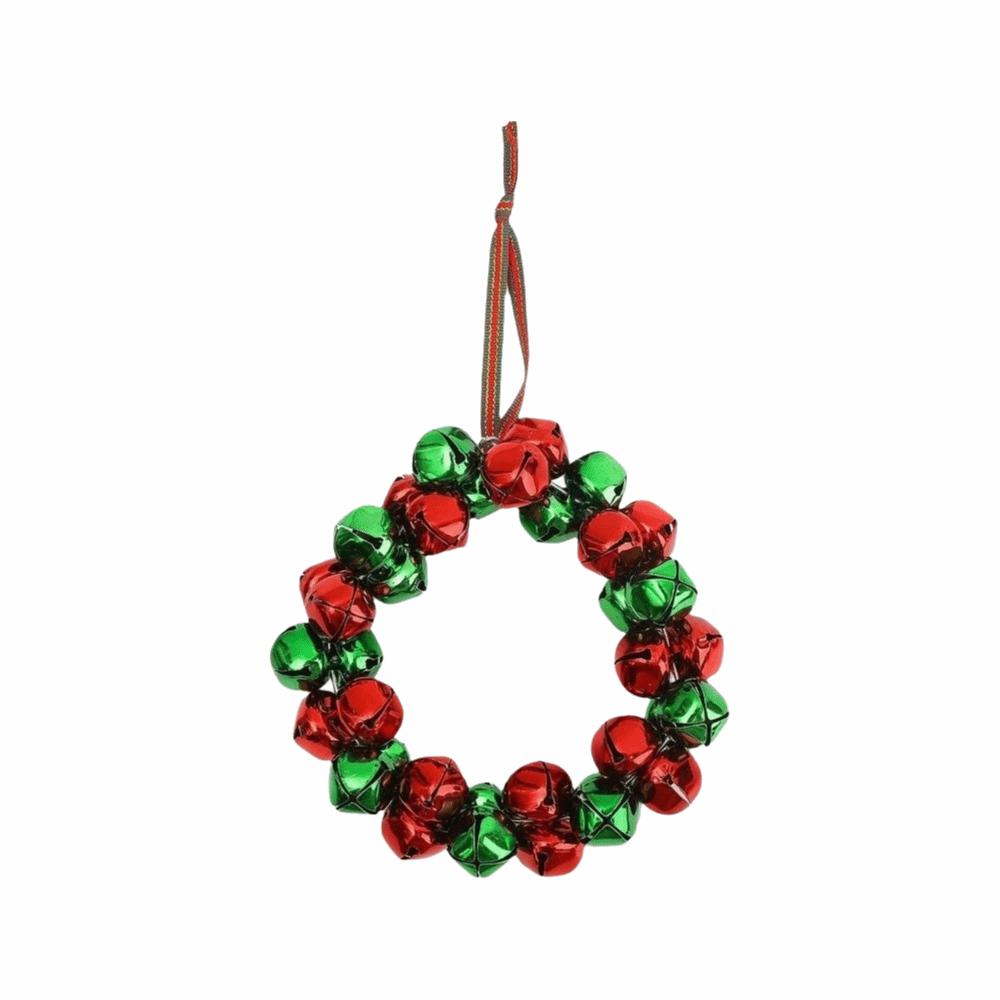 Искусственный Дизайн Рождественский Колокольчик Подвеска Настенный Стиль Рождественский Венок Декор DIY Проект
