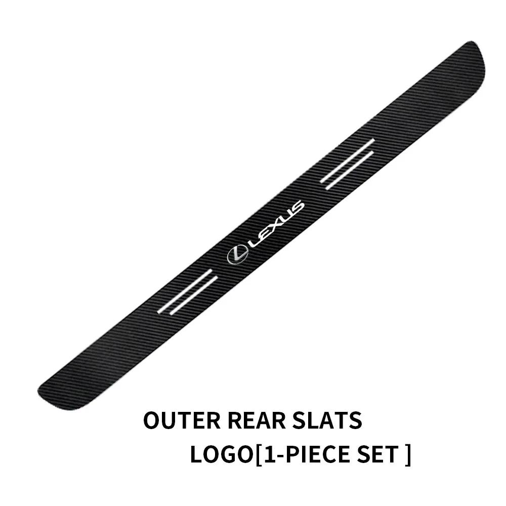 Наклейки на задний багажник автомобиля, полоски на пороги, противоцарапающая наклейка для Lexus RX350 IS300 ES350 IS250 CT200H NX GS350 NX200T ES250