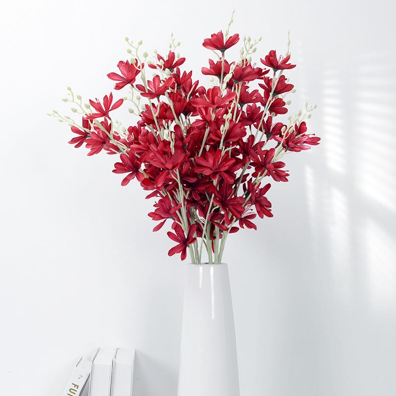 Liliflora Simulated Magnolia Desr Silk Flower Wedding Home Decor And Photography