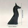 Статуя египетского бога Анубиса, 3D-печатная древнеегипетская таинственная статуя бога-хранителя, Статуя-декорация для любителей домашних животных, Собака