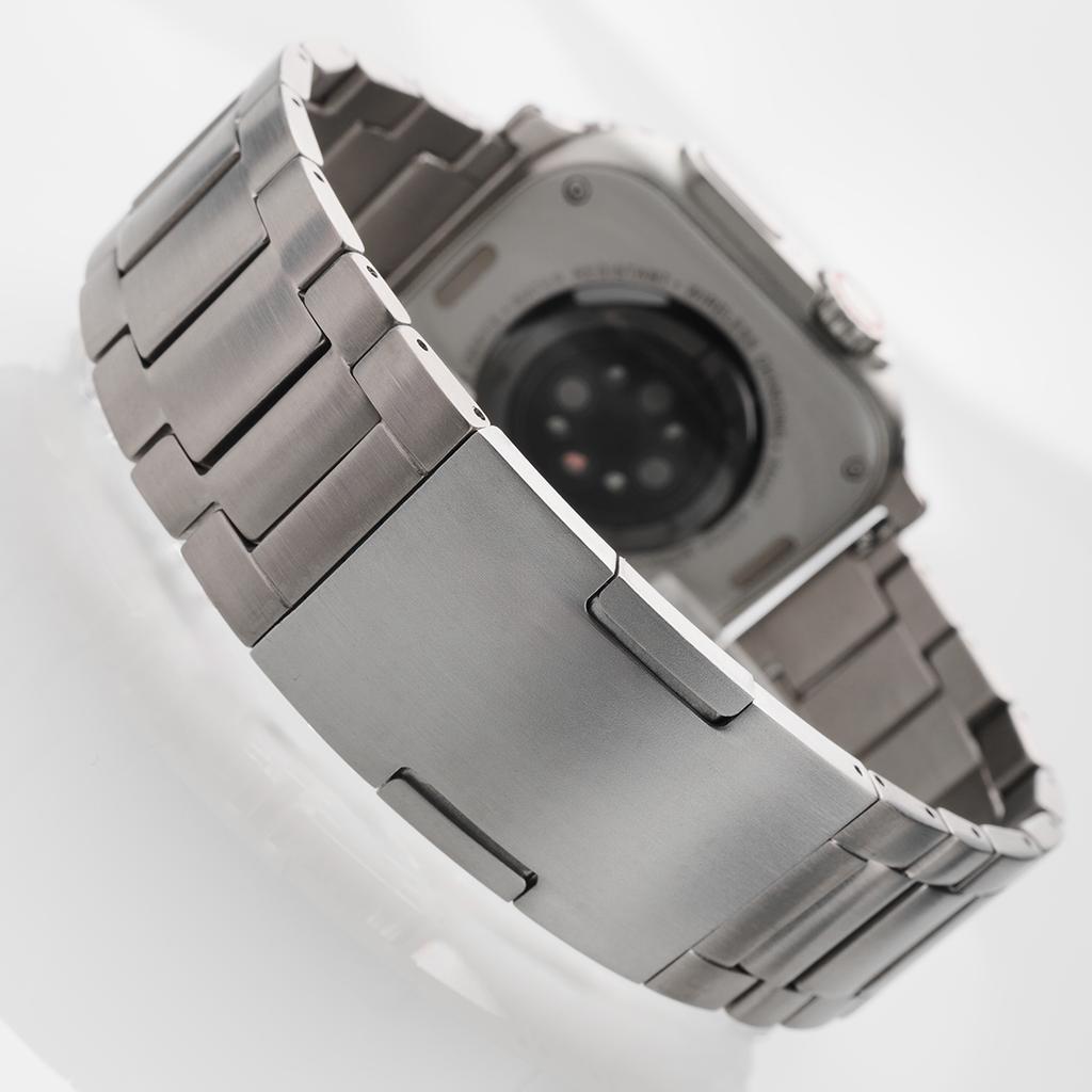 Роскошный титановый ремешок для Apple Watch Ultra 3/2 49 мм 46 мм 45 мм 44 мм 42 мм Металлический браслет для Iwatch Серии 11 10 9 8 7 6 5 4 Браслет