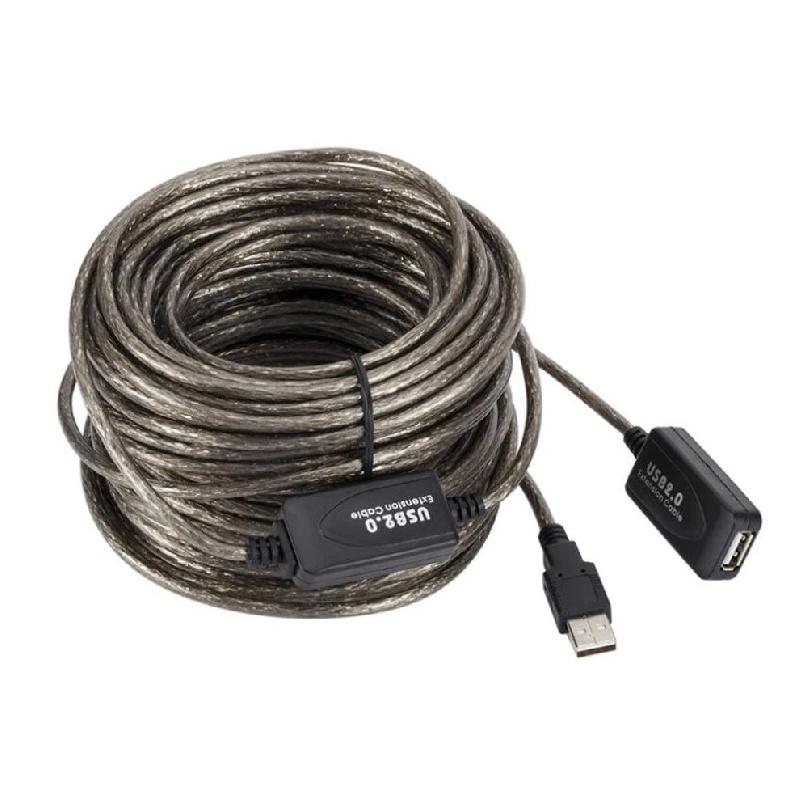 3M 5M 10M 15M 20M 25M 30M USB 2.0 Удлинительный кабель Папа-Мама Активный повторитель Удлинитель для беспроводной сетевой карты USB-адаптер Кабель