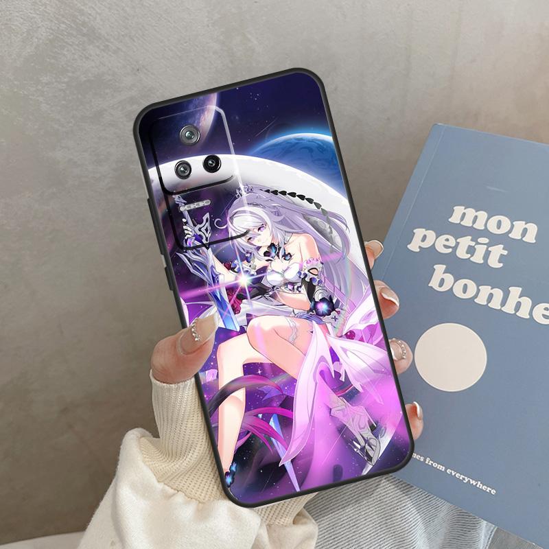 Чехол Honkai Impact 3rd для Xiaomi 12T 11T Pro 11 12 13 Lite Чехол для POCO F5 X3 X5 Pro F4 X4 GT F3 M5 M5s C40
