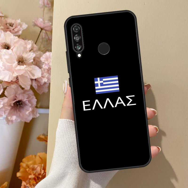Чехол Греция Греческий флаг для Huawei P30 Lite P40 P20 P50 Pro Nova 5T P Smart 2019 Чехол для Honor 50 10i 8X
