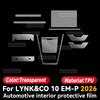 For LYNK&CO 10 EM-P 2026  Car Interior Center Console Transparent TPU Protective Film Anti-scratch Repair Accessories