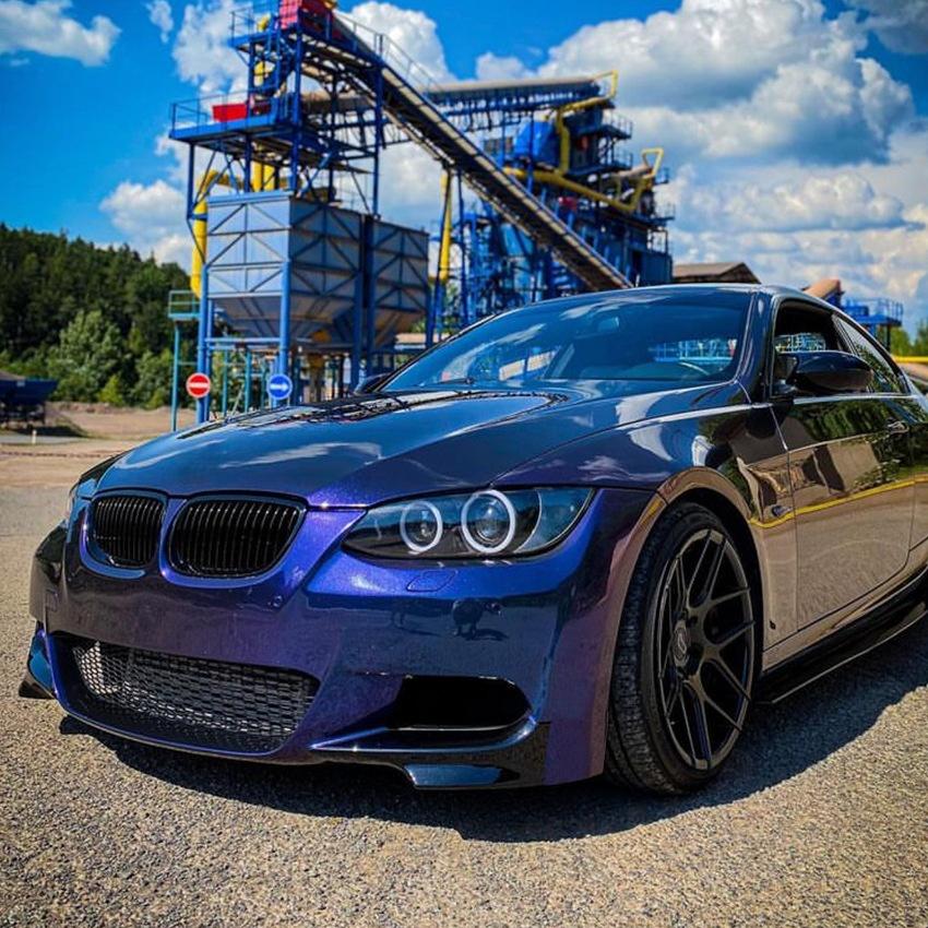 Front Bumper Lip Body Kit For BMW 3 Series E92 E93 M3 M-Tech 2006-2009 / 2010-2013 Fog Lamp Cover Trim Front Canards Splitter