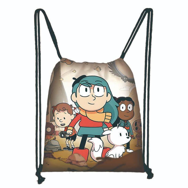 Hilda Ilda Seasons Student Storage Hand-Held Essential School Tools Oxford Bundle Mouth Bag