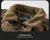 Men's Winter Fleece-Lined Bomber Jacket: High-End Fashion Outerwear for Cold Weather