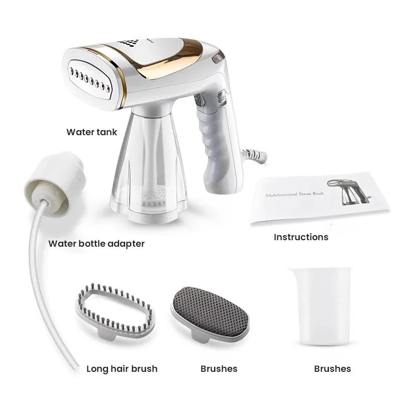 Портативный складной небольшой отпариватель для одежды мощностью 1600 Вт для путешествий домой с мощным паром. Ручной компактный портативный компактный прибор для одежды. Бытовая бытовая техника.