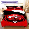 24 Erzincanspor Pattern Bedding Set Quilt Cover Pillowcase Home Decor Gift (1 * duvet cover + 2 * pillowcase, without core)