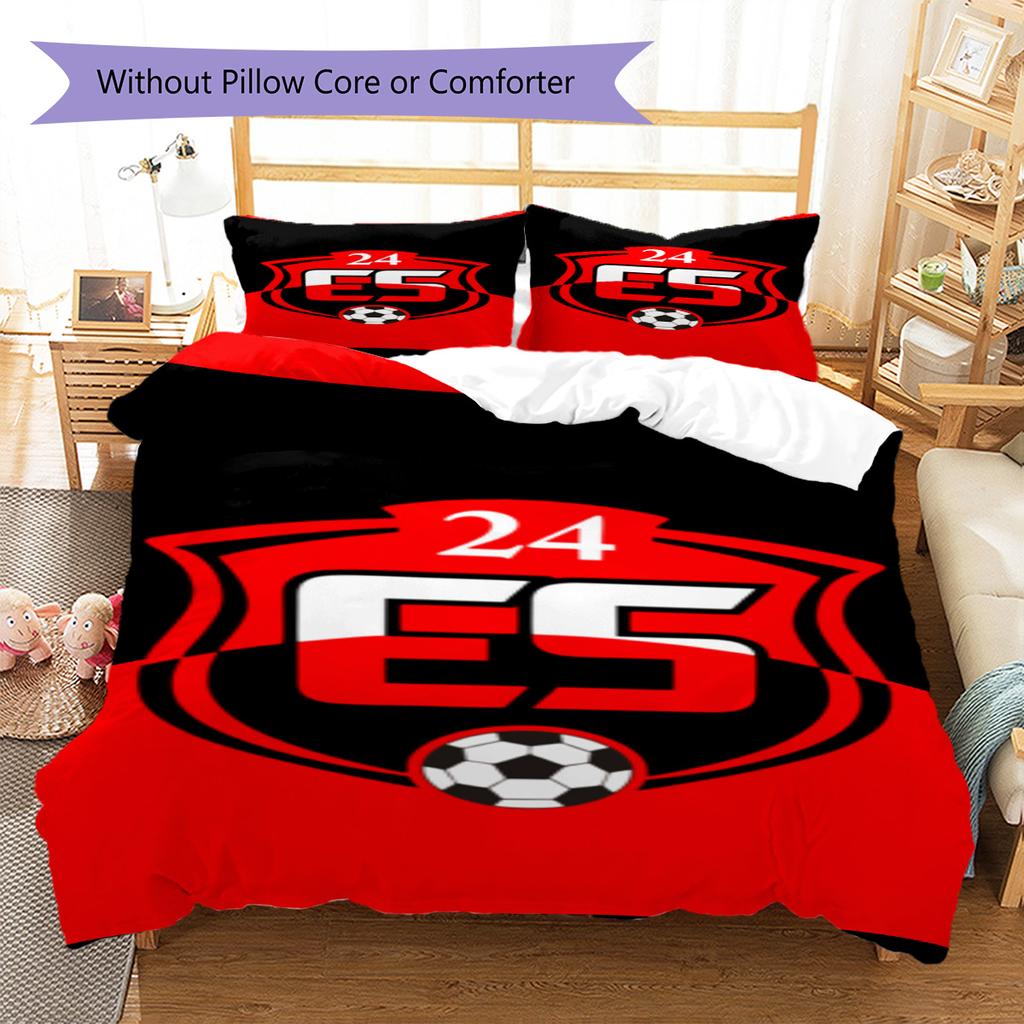 24 Erzincanspor Pattern Bedding Set Quilt Cover Pillowcase Home Decor Gift (1 * duvet cover + 2 * pillowcase, without core)