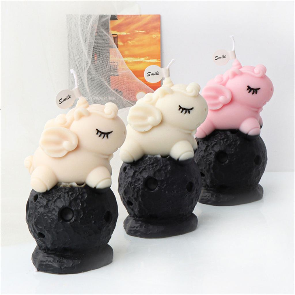 Animal Candle Mold Resin Casting Silicone Mold for DIY Candle Soap Plaster Ornament Cake Fondant Decoration