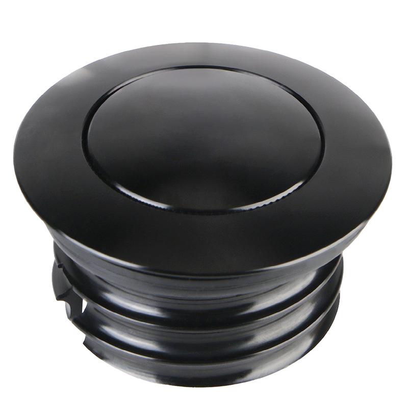 Алюминий ЧПУ Для Harley Sportster XL883 XL1200 Мотоцикл Масляный бак Крышка бензобака Всплывающая Dyna FXD Softail Fat Boy CVO Хром Черный