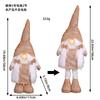A Variety of Christmas Standing Telescopic Doll Hotel Window Christmas Snowman Elk Doll Decorative Ornaments