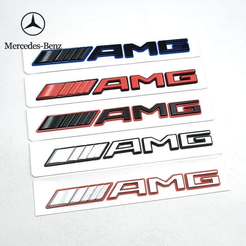 Car Sticker Benz Hot 2026 New For Benz New 3d ABS Logo AMG Emblem Letters Car Trunk Badge For Mercedes Benz A B C E S GLA GLB GL