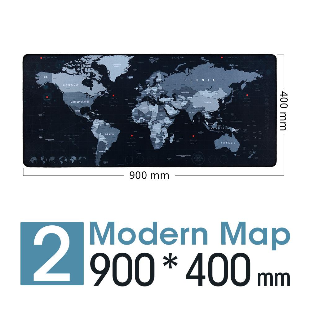 New World Map Speed Locking Edge Large Natural Rubber Mouse Pad Waterproof Game Desk Mousepad Keyboard Mat for Warcraft Dota LOL