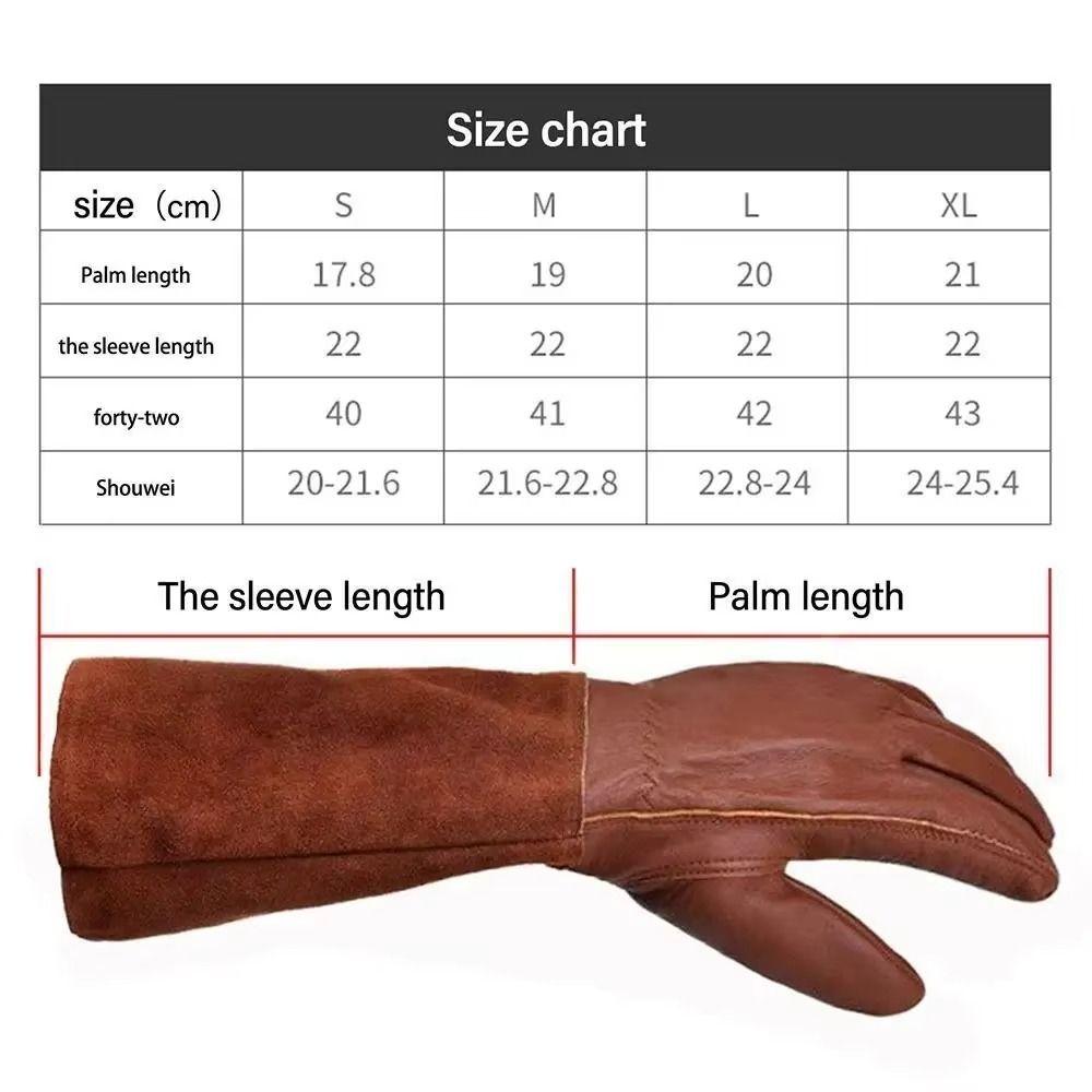 Long Sleeve Gardening Gloves Coffee Outdoor Work Gloves Winter Thermal Gloves Worker