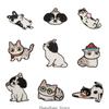 9 шт. вышитых нашивок с собаками, мультяшные кошки, пришивные нашивки, нашивки для приклеивания утюгом, нашивки-аппликации, пришивные нашивки для одежды