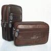 Men's Genuine Leather Phone Waist Bag for Construction Workers