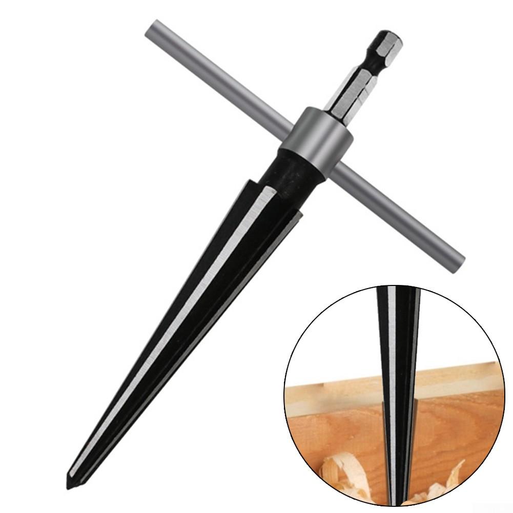 Коническая развертка для столяра с Т-образной рукояткой, 5–16 мм, 6 рифлений