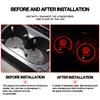 7 Color LED Car Cup Holder Light Luminous Coaster Water Cup Pad for Volkswagen VW Golf 6 7 MK4 TSI TDI Magotan B5 B6 B7 Touareg